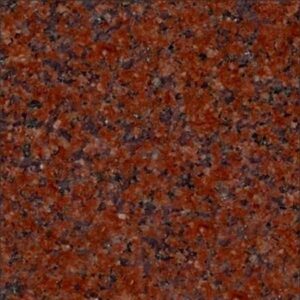 Ruby Red Granite stone material sample