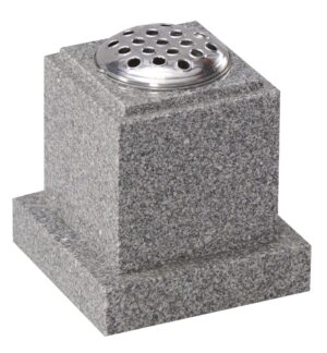 wg271 cremation memorial vase with square design